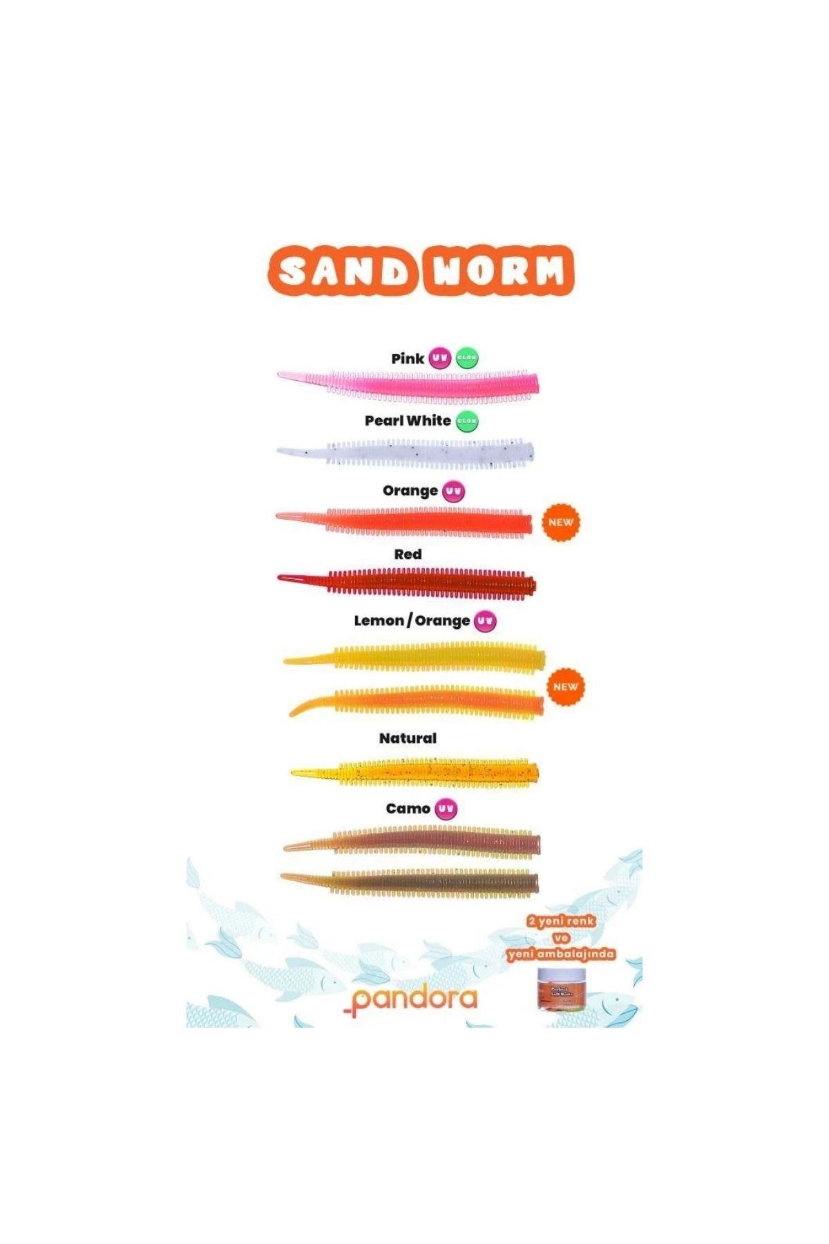 Perfect Soft Baits Sand Worm 7cm (Kavanozlu Ambalaj)