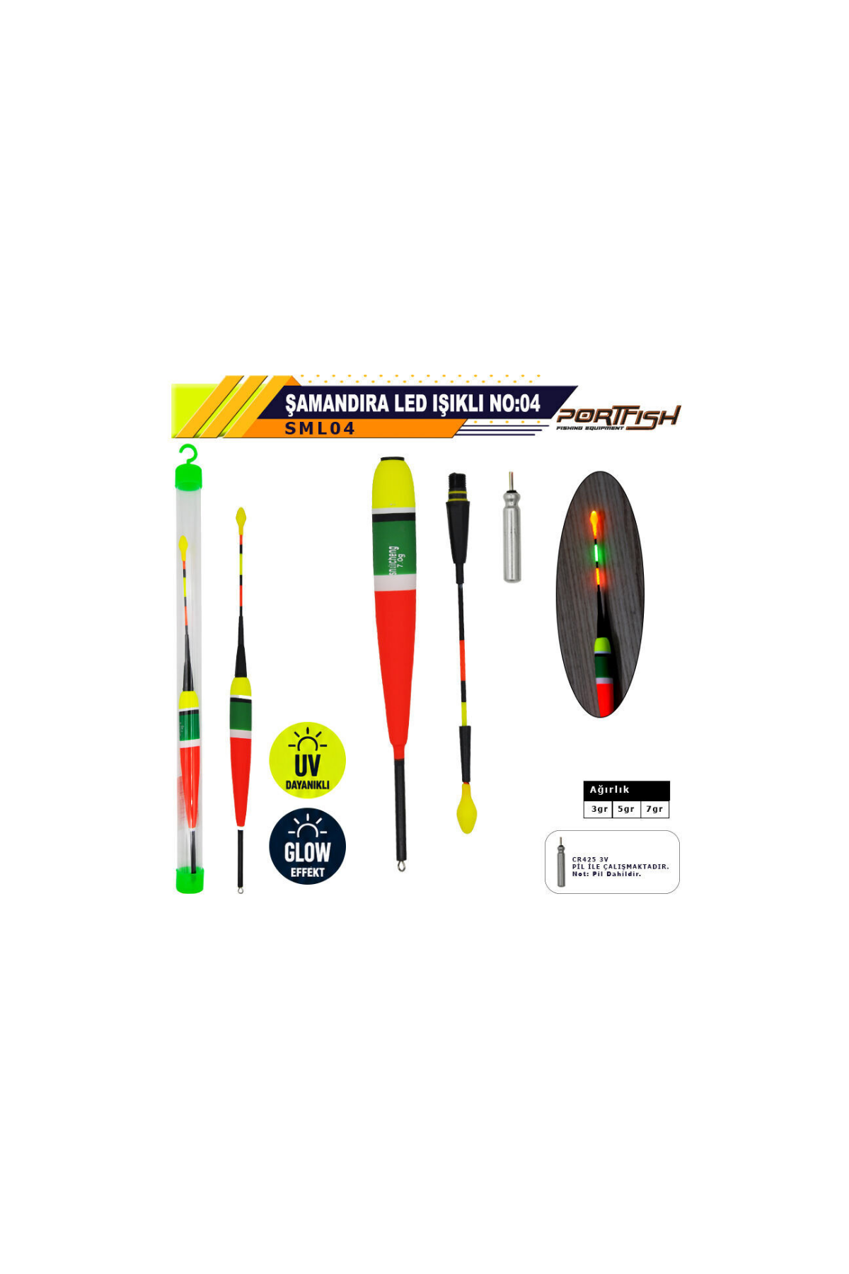 Şamandıra Led Işıklı no4 5GRŞamandıra Led Işıklı no4 5GR