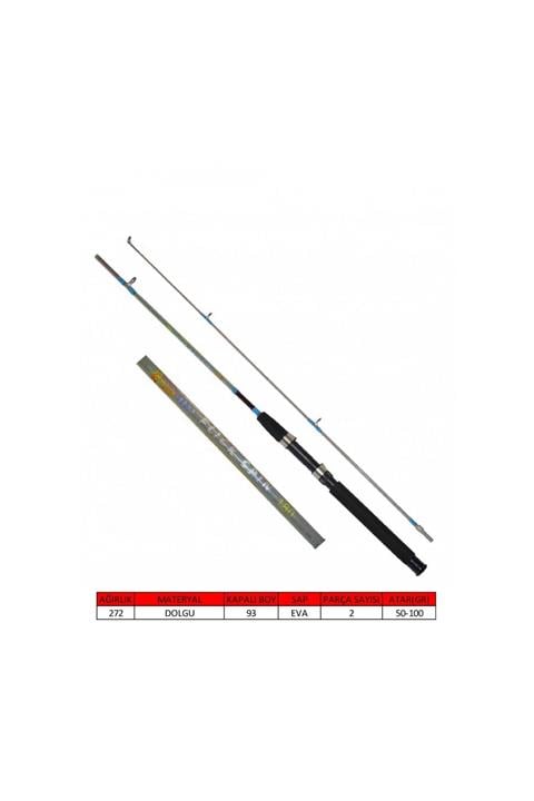 Captain 1422 Flick Boat 2 Parça Dolgu Tekne Kamışı 50-100gr 180 cm