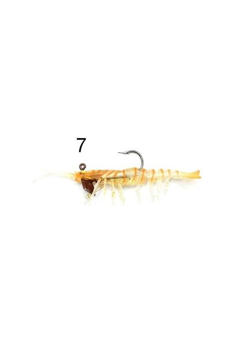 Captain 3049 Magic Shrimp 3D Silikon Karides 76mm 5.5gr Suni Yem