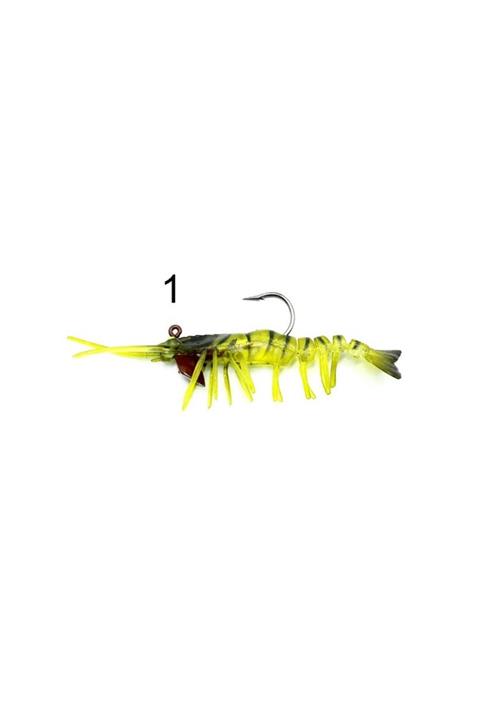 Captain 3049 Magic Shrimp 3D Silikon Karides 76mm 5.5gr Suni Yem