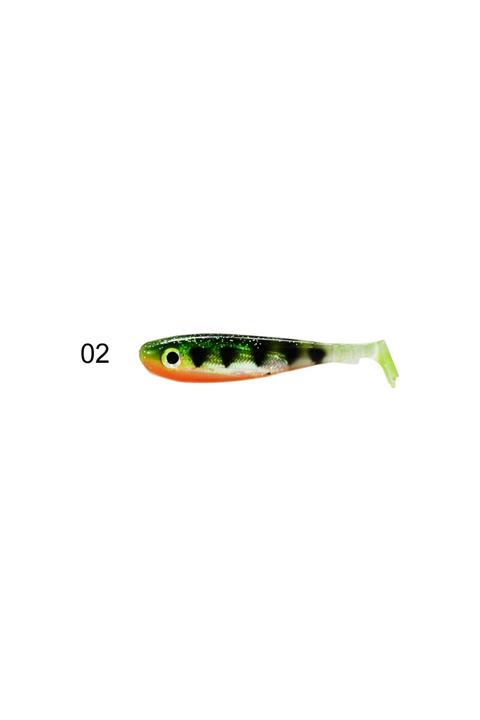 Captain 3074 Duck Tail Soft 9cm Levrek Silikonu 5li Paket Suni Yem