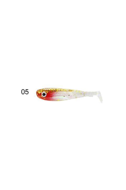 Captain 3074 Duck Tail Soft 9cm Levrek Silikonu 5li Paket Suni Yem
