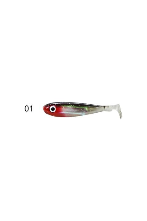 Captain 3074 Duck Tail Soft 9cm Levrek Silikonu 5li Paket Suni Yem
