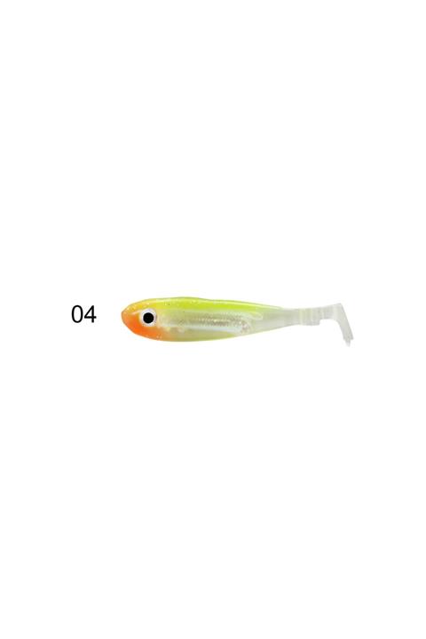 Captain 3074 Duck Tail Soft 9cm Levrek Silikonu 5li Paket Suni Yem