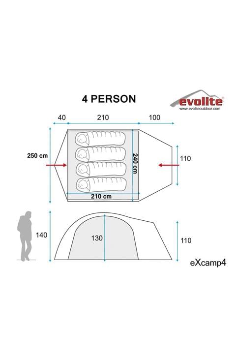 EVOLITE EXCAMP 4 KİŞİLİK