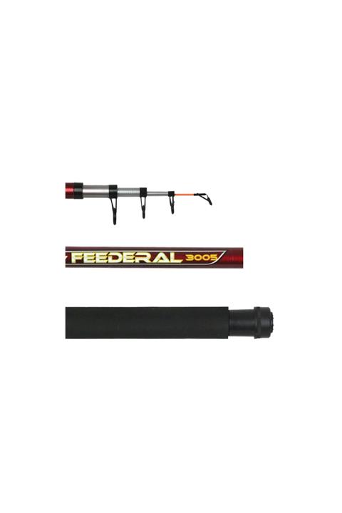 Federal Fiber Olta Kamışı 80-160 Gr Kırmızı 350 cm