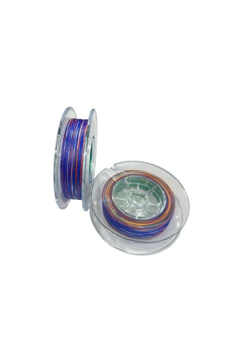 Gosen X8 Roots PE 8 Örgü Spin İp Misina 2.0 300mt Multi Color 0,242 mm