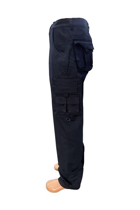 Kargo Cepli Pantolon Siyah