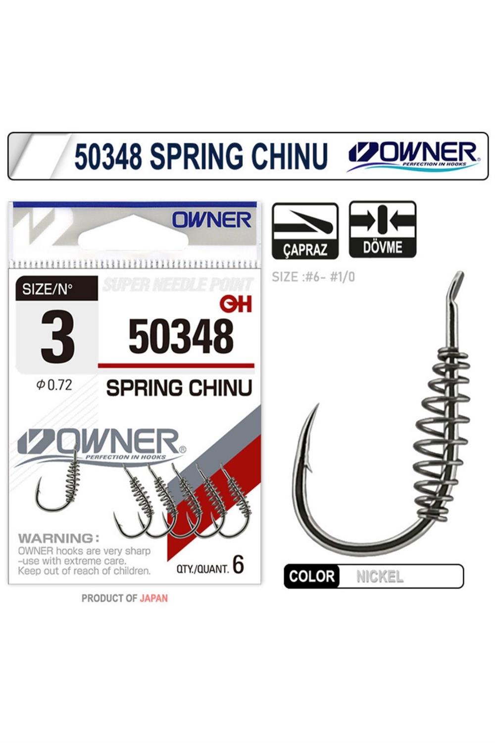 Owner 50348 Spring Chinu Nickel İğne No:1