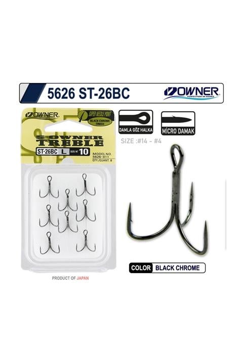 Owner 5626 St-26 Black Chrome Çarpma İğne No:4