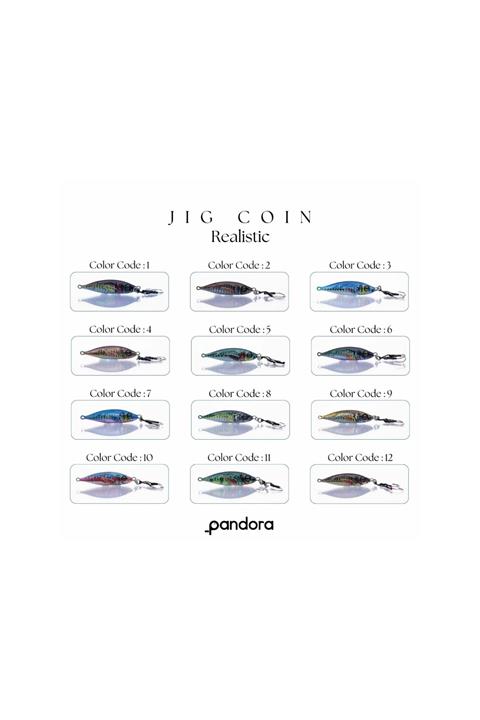 Pandora Jig Coin Realistic 7Gr
