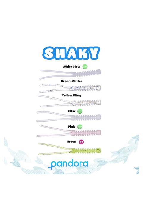 PANDORA SHAKY WORM 5cm (10'lu Paket)