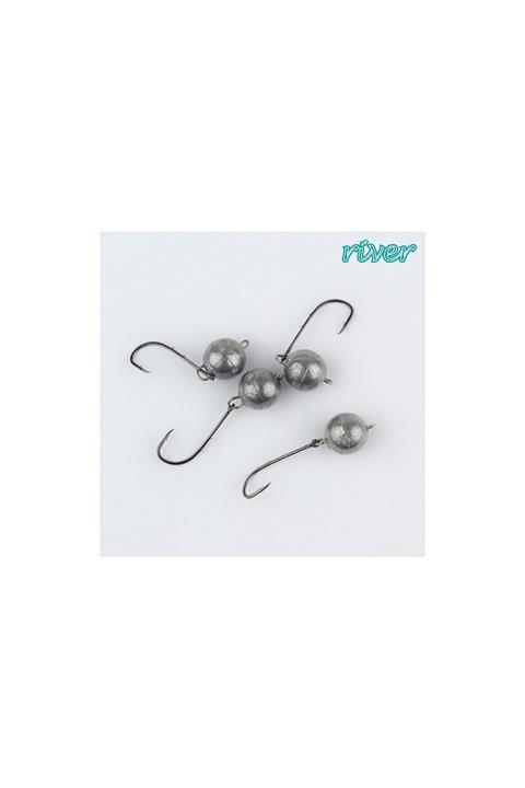River Mafsallı Hareketli - İğneli Jig Head 4P 2,5gr