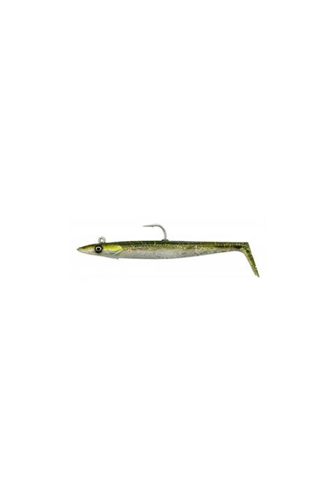 Savage Gear Sandeel V2 12 cm 22 gr 2+1 Green Silver
