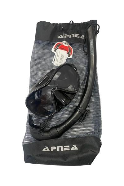 Apnea Royal Black Mask + Snorkel Set