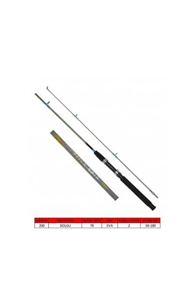 Captain 1422 Flick Boat 2 Parça Dolgu Tekne Kamışı 50-100gr 150 cm