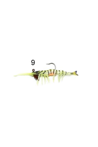 Captain 3049 Magic Shrimp 3D Silikon Karides 76mm 5.5gr Suni Yem