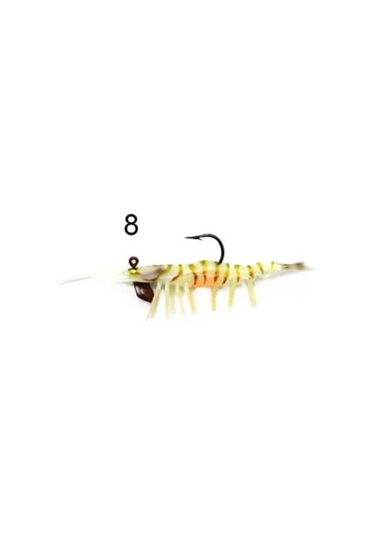 Captain 3049 Magic Shrimp 3D Silikon Karides 76mm 5.5gr Suni Yem