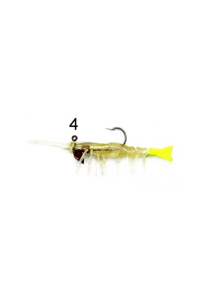 Captain 3049 Magic Shrimp 3D Silikon Karides 76mm 5.5gr Suni Yem