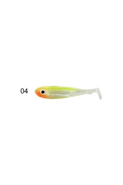 Captain 3074 Duck Tail Soft 9cm Levrek Silikonu 5li Paket Suni Yem