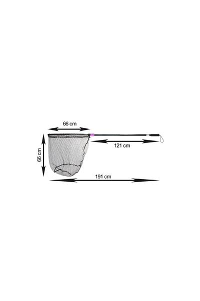 Captain 6783 Kepçe Tek Parça 120cm Alüminyum Saplı 70x60cm Rubber Tor