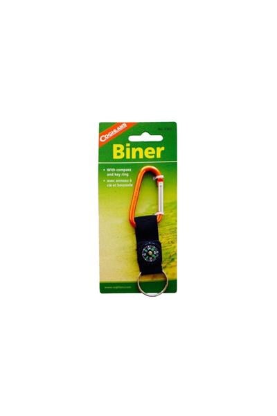 Coghlans Pusulalı-Anahtarlıklı Karabina (6mm) Turuncu