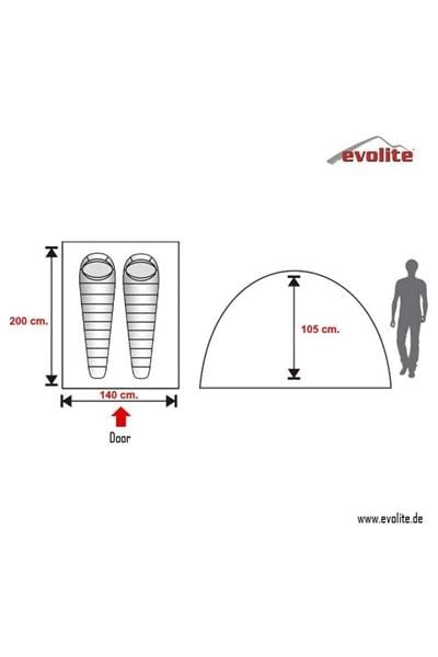 Evolite Trip Mono Dome 2 Kişilik Çadır