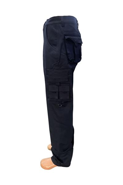 Kargo Cepli Pantolon Siyah