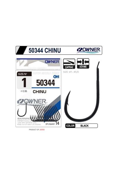 Owner 50344 Chinu Black İğne No:2/0