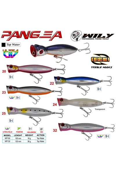 Wily Pangea 10 cm Poper Maket Balık 18 gr