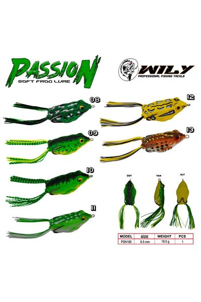 Wily Passion Silikon Kurbağa 6.5 cm 18.5 gr