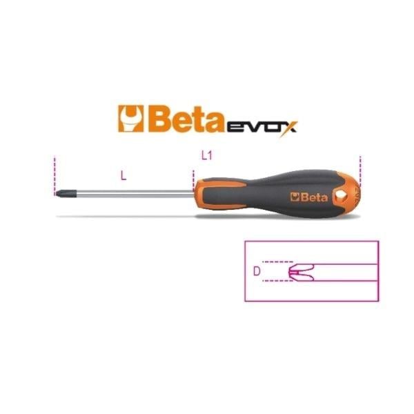 Beta 1202E Yıldız Tornavida 6x150mm