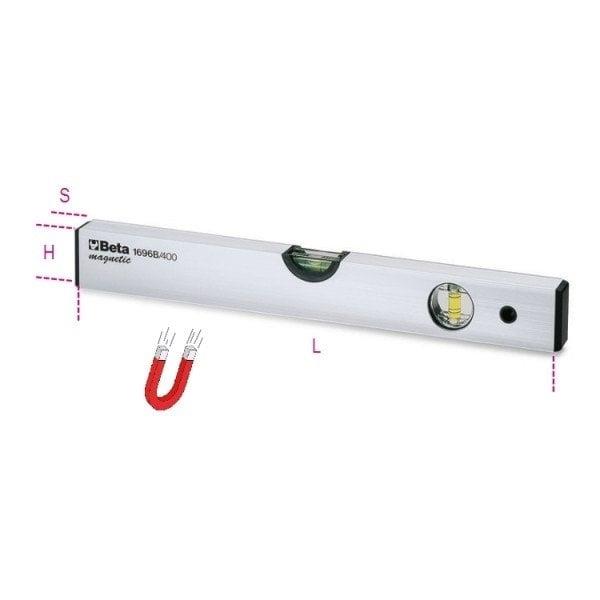 Beta 1696B Manyetik Su Terazisi 500mm
