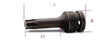 Beta 720TX 1/2'' Havalı Torx Lokma T50