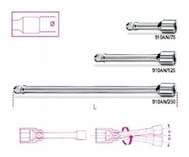 Beta 910AN/125 3/8'' Açılı Uzatma 125mm