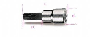 Beta 910PT50 Beşköşe Torx Lokma PT50
