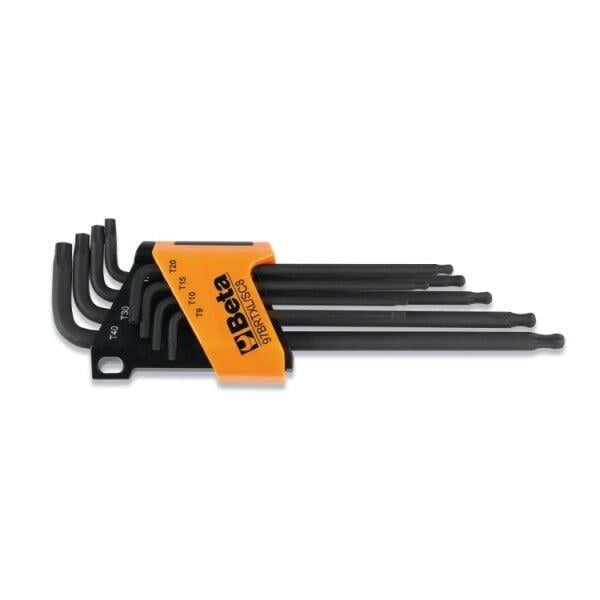 Beta 97BRTXL/SC8 Uzun Bombeli Delikli Torx Allen Takımı
