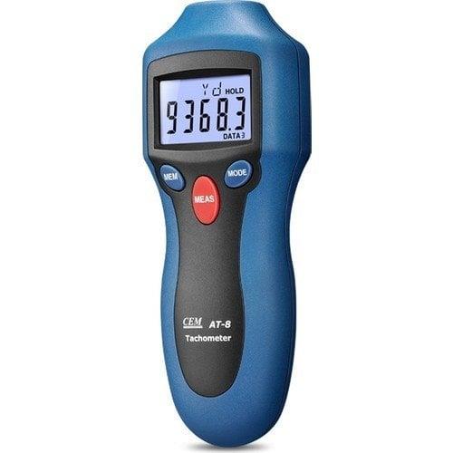 Cem AT 8 Temaslı ve Temassız Devir Ölçebilen Takometre