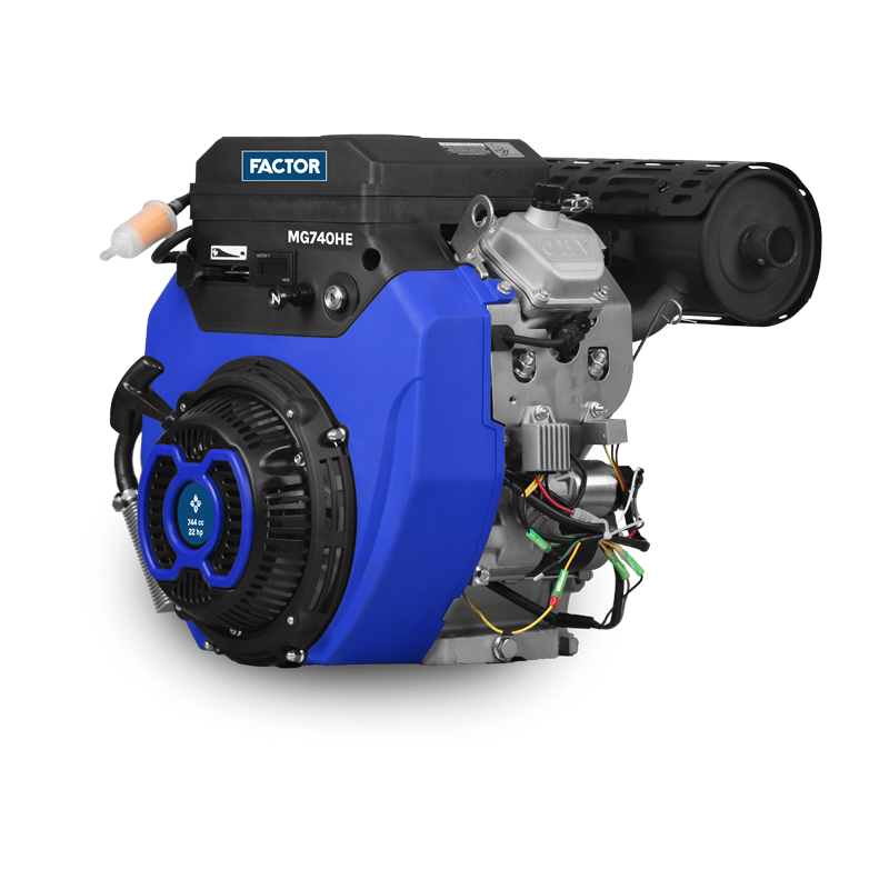 Factor FCMG740HE 22 HP Benzinli Motor | Marşlı, İpli, Kamalı Krank Profesyonel Motor
