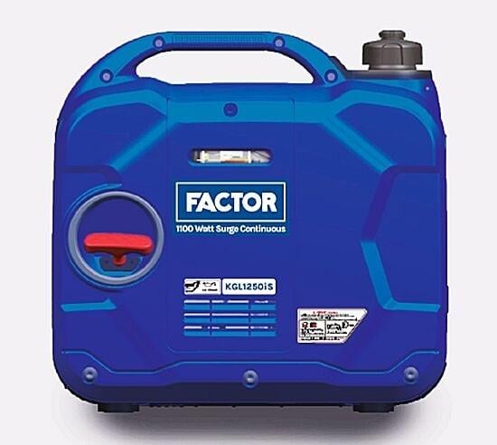 Factor KGL1250IS İnverterli Benzinli Jeneratör 1.2kVA