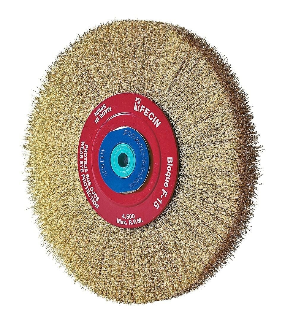 Fecin 152005BGME 200 mm Daire Tip Paslanmaz Çelik Tel Fırça