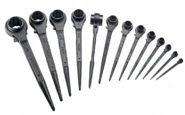 Glory Çift Ölçü Kazıklı Lokma Cırcır Anahtar 19x24mm