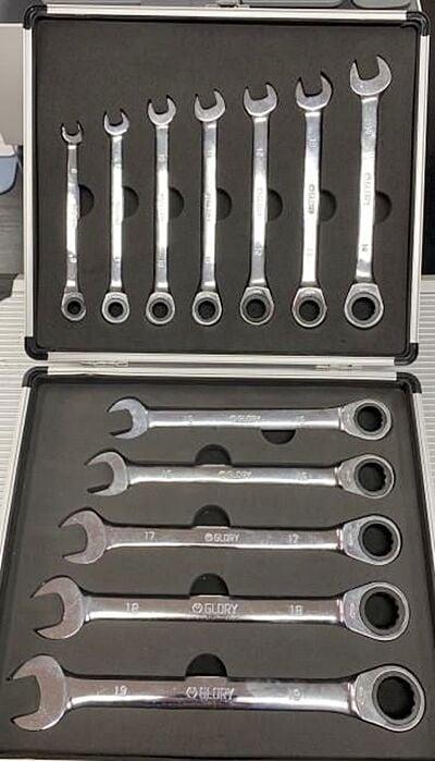 Glory Cırcırlı Kombine Anahtar Takımı 8-19 mm 12'li