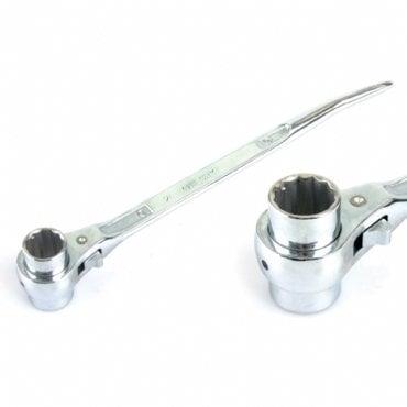 Glory Kazıklı Lokma Cırcır Anahtar (Kromajlı) 19x21mm