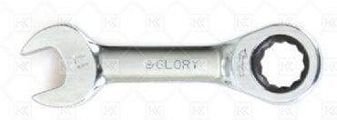 Glory Kısa Düz Cırcır Anahtar 8mm