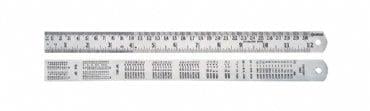 Groz SR/6 Çelik Cetvel 150 mm 6 inch