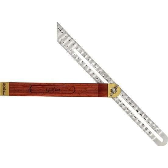 Gül Ağacı Ayarlı Marangoz Gönyesi | Doğal Ahşap Hassas Ölçüm Gönyesi 27 cm | Rox Wood