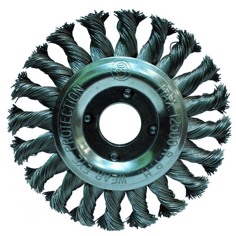 Hawk Gri Burma Telli Daire Fırça Ø 200x0.50 mm