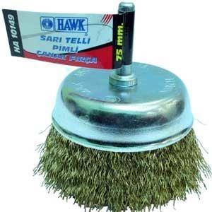 Hawk Sarı Telli Pimli Çanak Fırça Ø 63x0.30 mm